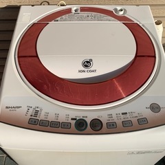 ★7Kg★SHARP 洗濯機 ES-KS70L-P 2012年・水洗い清掃済み！の画像