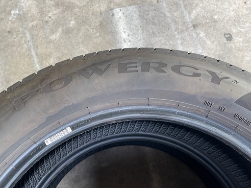 224-6)はめ替え込み！225/55R18 ピレリパワージー中古2本セット！2023年製