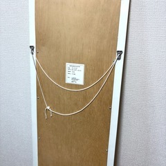 全身鏡 ホワイトの画像