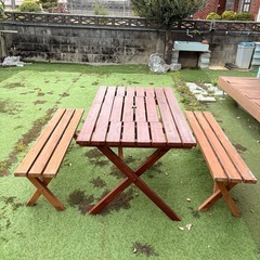 お取り引き中　不二貿易 ガーデンテーブルセットの画像