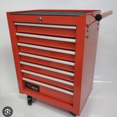 工具キャビネット 7段 赤 の画像