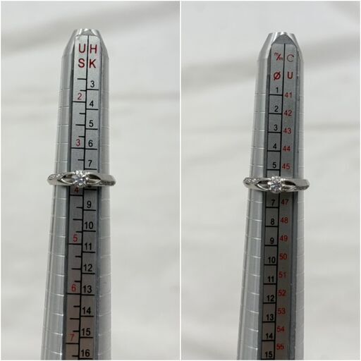 【❗️✨プラチナダイヤリング✨❗️】 ✨Pt900×ダイヤ0.317ct? 上品デザインリング