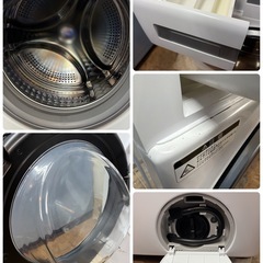 【🐤買取市場 1年保証 ジモティー限定特別価格】R487 ☀️ 2024年製の高年式♪ NITORI / ニトリ ドラム式洗濯乾燥機  [洗濯10.0kg /乾燥5.0kg /左開き] ND100KL1⭐ 動作確認済 ⭐ クリーニング済の画像