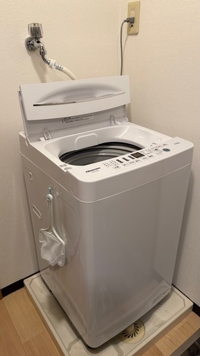 美品 洗濯機 Hisense 4.5kg 2021年製 一人暮らし 新生活