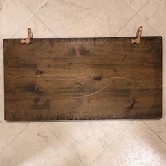 リアルウッドの壁掛けプレートの画像