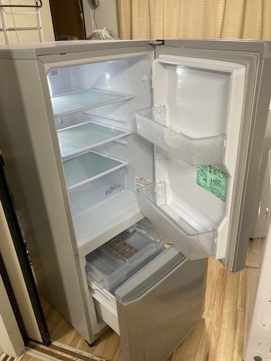 三菱電機　146L 2019年製 自動霜取り　冷凍冷蔵庫 美品 3ヶ月保証付 MR-P15D-S クリーニング済