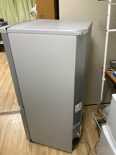三菱電機　146L 2019年製 自動霜取り　冷凍冷蔵庫 美品 3ヶ月保証付 MR-P15D-S クリーニング済