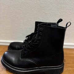 【ほぼ未使用に近い】黒メンズブーツの画像