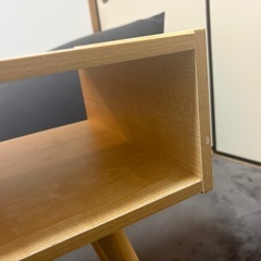 サイドテーブル 木製 ナチュラル の画像