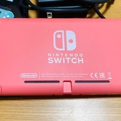 Nintendo Switch Lite ピンク 本体 充電器付きの画像