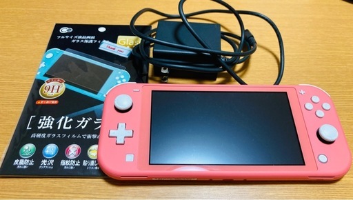 Nintendo Switch Lite ピンク 本体 充電器付き
