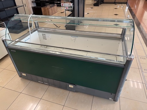 業務用スーパー冷蔵ショーケース／平ケース／店舗什器／複数台あり