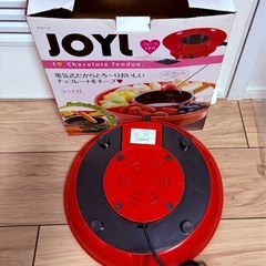チョコレートフォンデュメーカー 電気式 JOYL フォンデュ鍋 フォーク4本付き 元箱あり 中古の画像
