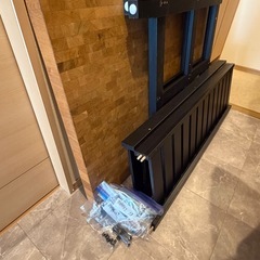 【取りに来ていただける方限定】IKEA VADHOLMA ヴァドホルマ アイランドキッチン テーブル 椅子2脚セットの画像