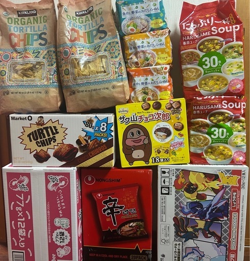ラーメン、お菓子、スープまとめ売り