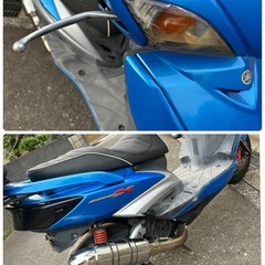 軽整備済み‼️   シグナスx 青　台湾仕様　配送可能　現車確認可能の画像