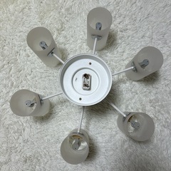 コイズミ シャンデリア  照明 6灯の画像