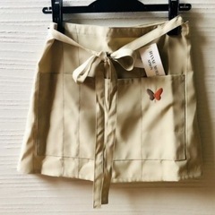 HANAE MORI森英恵サロンエプロン　ショートエプロン　カフェエプロンの画像