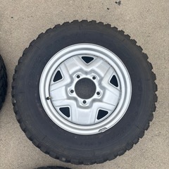 スズキ ジムニー JA11 純正 鉄ホイール トーヨー トランパスMT  タイヤ ホイール 4本セットの画像