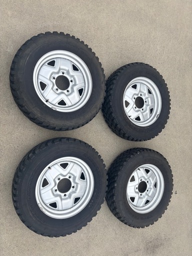 スズキ ジムニー JA11 純正 鉄ホイール トーヨー トランパスMT  タイヤ ホイール 4本セット