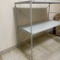 0円無料無印良品ステンレスシェルフまとめて無料の画像