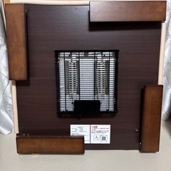 折り畳み　こたつテーブル　75×75cm 高さ37cm 茶色の画像
