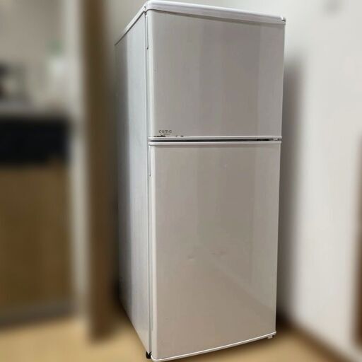 1人暮らし用 冷蔵庫 cuma amadana(キューマアマダナ) 2ドア 120L CM