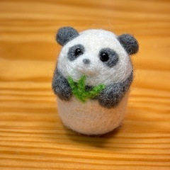 パンダづくり♪渋谷徒歩2分◆羊毛フェルト体験の画像