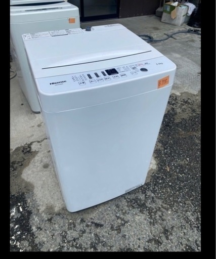 NO B398?福岡市内配送設置無料✨?-HWE5503 洗濯機 5.5kg Hisense ハイセンス HW-E5503 風乾燥 槽