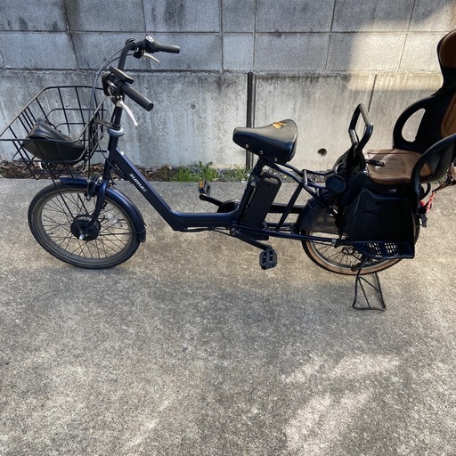 【車引取限定】定価約9万円 SUISUI 電動アシスト自転車（後輪パンク）＋チャイルドシート