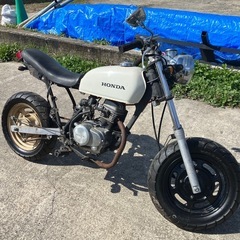 ホンダ　エイプ50 ボアアップ80cc？　キャブ車 実働　フルチョッパーカスタム　書類付きの画像