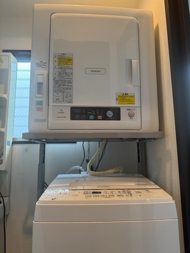 乾燥機（5kg）+専用スタンド2点セット