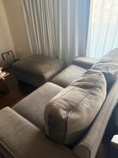 IKEA ソファー　オットマン付き