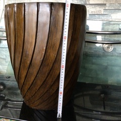 大型 木製フラワーポット／プランターカバー　インテリアにも◎の画像