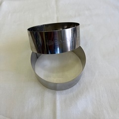 【プロ仕様・美品】ステンレス製セルクル型 6個セット（遠藤商事 / 道具屋筋購入）の画像