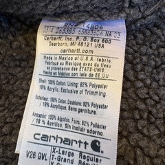 【希少カラーGVL】carhartt ベストXLの画像