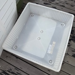 ★IKEA DILLING 収納ケース 42L 透明　２個セットの画像