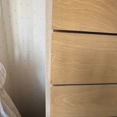 カントリー調　洋服ダンス　引き出し　ナチュラル　　　の画像