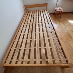 ※譲ります※無印良品ベッドフレームの画像