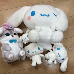 サンリオ キティ シナモロール ぬいぐるみ クッション まとめ売り 7点の画像