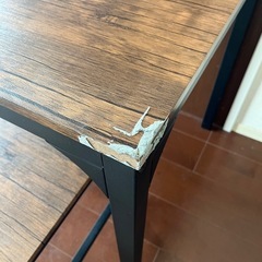 ニトリ　2人がけダイニングテーブルの画像