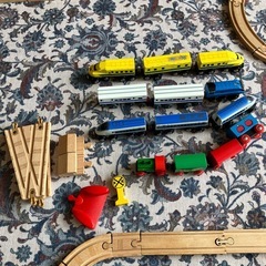 木製レール　電車　おもちゃ　ベビーの画像