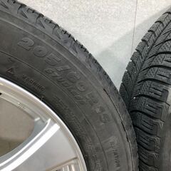 ミシュラン X-ICE 205/60R16 スタッドレス タイヤホイール4本セット 16×6.5J +52 +40 PCD100/114.3 5穴 プリウス ノア ヴォクシー セレナ ステップワゴン 【糸島市内 送料無料】75063-6-090の画像