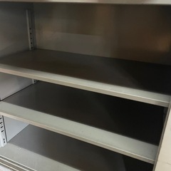 レトロ　昭和　事務棚　たな棚の画像