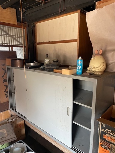 レトロ　昭和　事務棚　たな棚