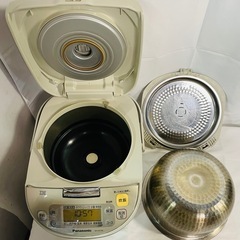 3/13販売済天)319.Panasonic IHジャー炊飯器 SR-HG102 2009年製 5.5合炊き キズありの画像