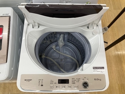 【トレファク イオンモール常滑店】全自動洗濯機 SHARP ES-GE6F 2022年製をご紹介！