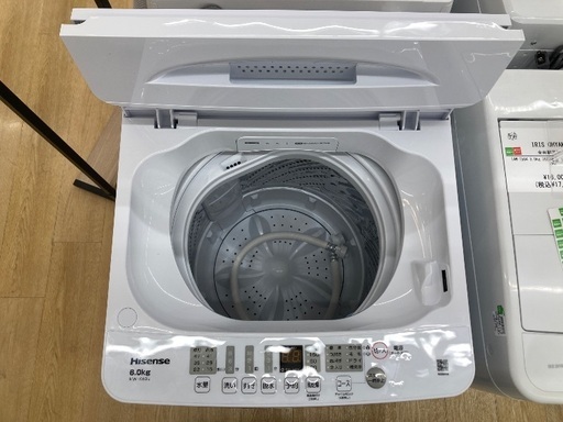 【トレファク イオンモール常滑店】全自動洗濯機 Hisence HW-K60J 2024年製をご紹介！