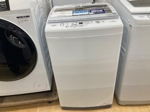 【トレファク イオンモール常滑店】全自動洗濯機 AQUA AQW-V7M 2022年製をご紹介！