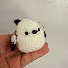 シマエナガ(お守り)ストラップの画像